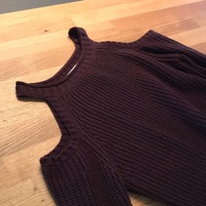 Shoulder Cut-Out Sweater